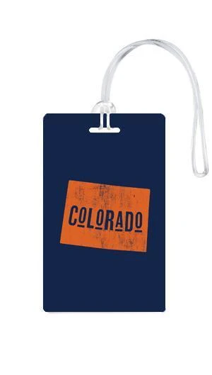 612 My Home State Colorado Luggage Tag - Image 3