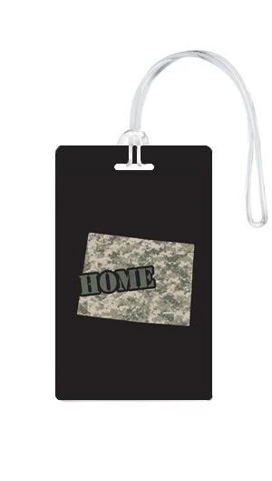 612 My Home State Colorado Luggage Tag - Image 6