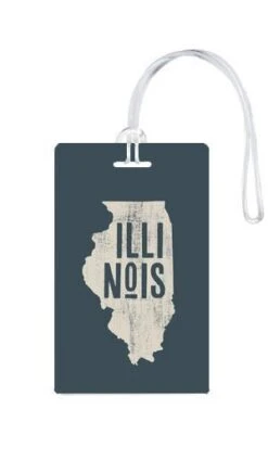612 My Home State Illinois Luggage Tag -Eagle Creek || Tumi Sales 612 My Home State Illinois Luggage Tag 4