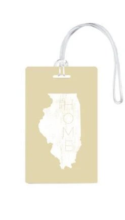 612 My Home State Illinois Luggage Tag -Eagle Creek || Tumi Sales 612 My Home State Illinois Luggage Tag 5