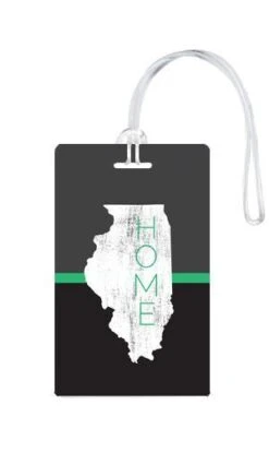 612 My Home State Illinois Luggage Tag -Eagle Creek || Tumi Sales 612 My Home State Illinois Luggage Tag 6