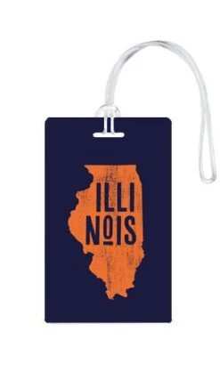 612 My Home State Illinois Luggage Tag -Eagle Creek || Tumi Sales 612 My Home State Illinois Luggage Tag 8