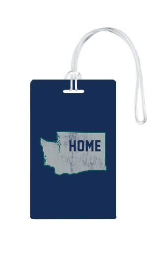 612 My Home State Washington Luggage Tag 3 612 My Home State Washington Luggage Tag - Image 3
