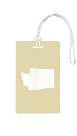 612 My Home State Washington Luggage Tag 12 612 My Home State Washington Luggage Tag -Eagle Creek || Tumi Sales 612 My Home State Washington Luggage Tag 5