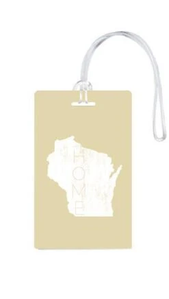 612 My Home State Wisconsin Luggage Tag -Eagle Creek || Tumi Sales 612 My Home State Wisconsin Luggage Tag 3