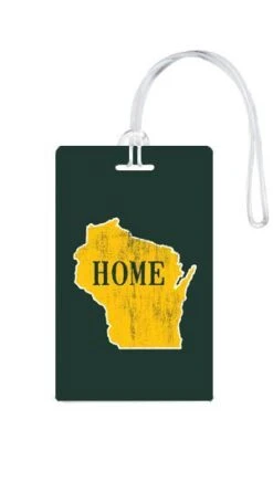 612 My Home State Wisconsin Luggage Tag -Eagle Creek || Tumi Sales 612 My Home State Wisconsin Luggage Tag 4