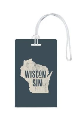 612 My Home State Wisconsin Luggage Tag -Eagle Creek || Tumi Sales 612 My Home State Wisconsin Luggage Tag 8
