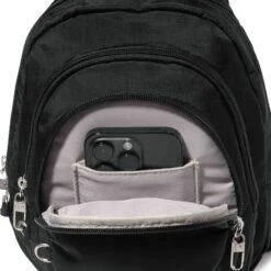 Baggallini Securtex Anti-Theft Triple Zip Sling -Eagle Creek || Tumi Sales Baggallini Securtex Anti Theft Triple Zip Sling 10