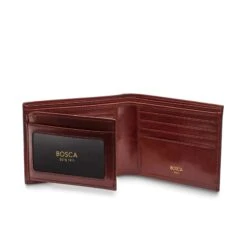 Bosca Old Leather Bifold Wallet With Card / ID Flap -Eagle Creek || Tumi Sales Bosca Old Leather Bifold Wallet with Card ID Flap 4