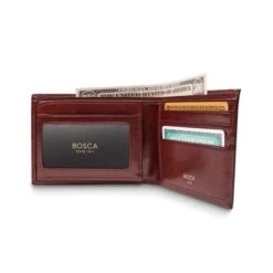 Bosca Old Leather Bifold Wallet With Card / ID Flap -Eagle Creek || Tumi Sales Bosca Old Leather Bifold Wallet with Card ID Flap 8