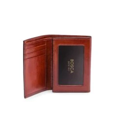 Bosca Old Leather Double ID Trifold Wallet -Eagle Creek || Tumi Sales Bosca Old Leather Double ID Trifold Wallet 3