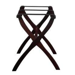 Gatehouse Furniture Luggage Rack - Contour Wood Leg With 3 Nylon Straps -Eagle Creek || Tumi Sales Gatehouse Furniture Luggage Rack Contour Wood Leg with 3 Nylon Straps 10