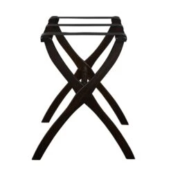Gatehouse Furniture Luggage Rack - Contour Wood Leg With 3 Nylon Straps -Eagle Creek || Tumi Sales Gatehouse Furniture Luggage Rack Contour Wood Leg with 3 Nylon Straps 11