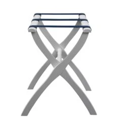 Gatehouse Furniture Luggage Rack - Contour Wood Leg With 3 Nylon Straps -Eagle Creek || Tumi Sales Gatehouse Furniture Luggage Rack Contour Wood Leg with 3 Nylon Straps 14