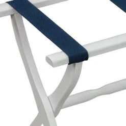 Gatehouse Furniture Luggage Rack - Contour Wood Leg With 3 Nylon Straps -Eagle Creek || Tumi Sales Gatehouse Furniture Luggage Rack Contour Wood Leg with 3 Nylon Straps 5