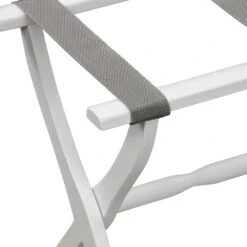 Gatehouse Furniture Luggage Rack - Contour Wood Leg With 3 Nylon Straps -Eagle Creek || Tumi Sales Gatehouse Furniture Luggage Rack Contour Wood Leg with 3 Nylon Straps 6