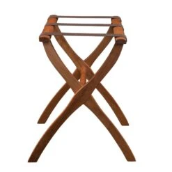 Gatehouse Furniture Luggage Rack - Contour Wood Leg With 3 Nylon Straps -Eagle Creek || Tumi Sales Gatehouse Furniture Luggage Rack Contour Wood Leg with 3 Nylon Straps 9