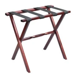 Gatehouse Furniture Luggage Rack - Straight Wood Leg With 4 Nylon Straps -Eagle Creek || Tumi Sales Gatehouse Furniture Luggage Rack Straight Wood Leg with 4 Nylon Straps 10
