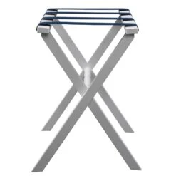 Gatehouse Furniture Luggage Rack - Straight Wood Leg With 4 Nylon Straps -Eagle Creek || Tumi Sales Gatehouse Furniture Luggage Rack Straight Wood Leg with 4 Nylon Straps 18