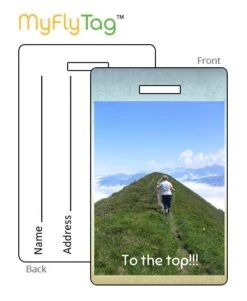 MyFly Personalized Luggage Tag - Horizontal -Eagle Creek || Tumi Sales MyFly Personalized Luggage Tag Horizontal 4