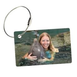 MyFly Personalized Luggage Tag - Horizontal With Metal Loop Upgrade -Eagle Creek || Tumi Sales MyFly Personalized Luggage Tag Horizontal with Metal Loop Upgrade 7