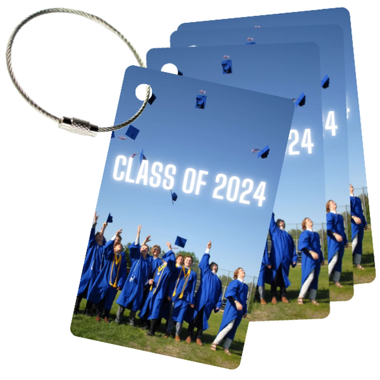 MyFly Personalized Luggage Tags With Metal Loop Upgrade - Only $3.59 Each For 100 Tags