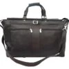 Piel Leather Carpet Bag With Pockets