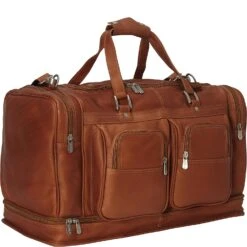 Piel Leather False Bottom Duffel Bag -Eagle Creek || Tumi Sales Piel Leather False Bottom Duffel Bag 3