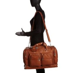 Piel Leather False Bottom Duffel Bag -Eagle Creek || Tumi Sales Piel Leather False Bottom Duffel Bag 5