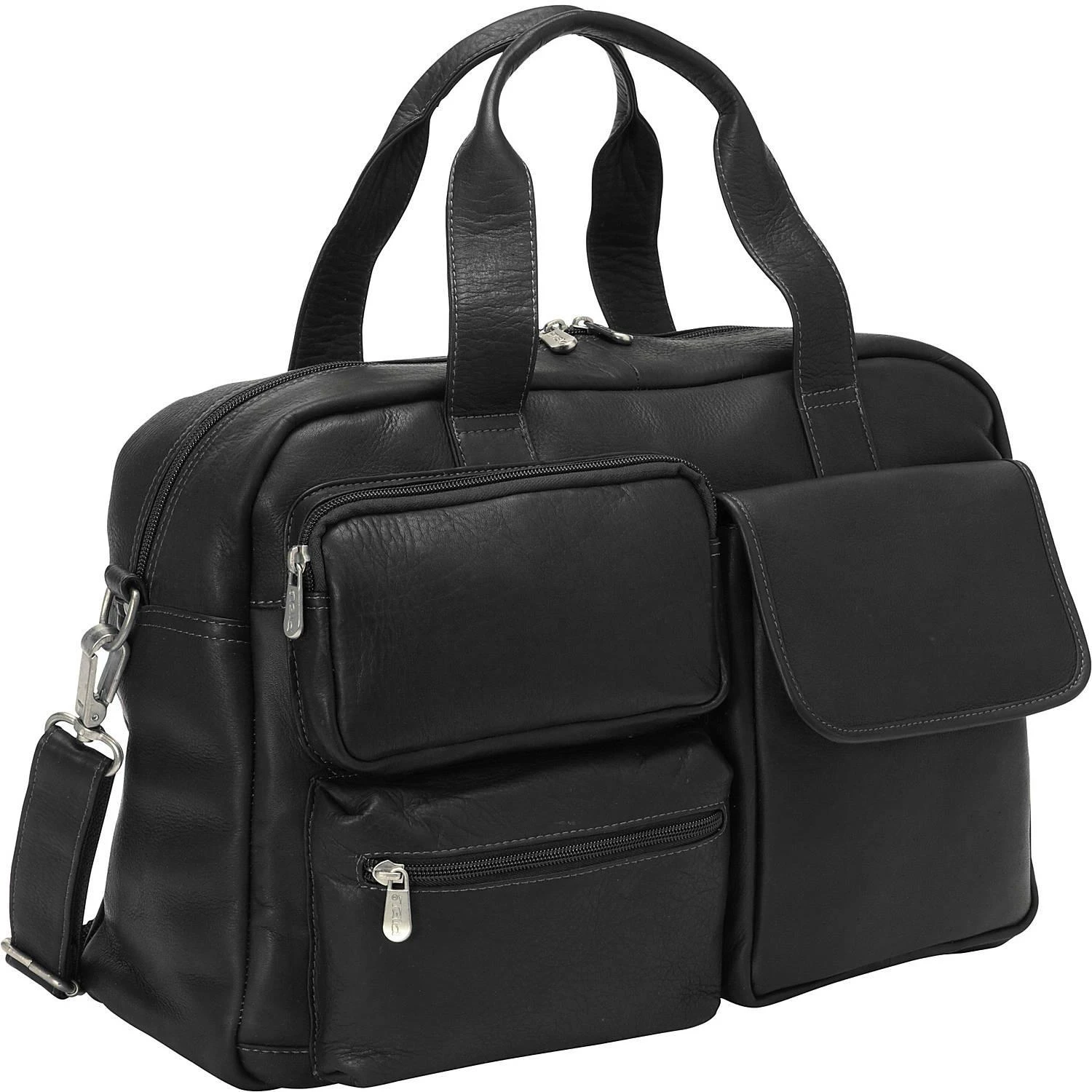 Piel Leather Multi-Pocket Carry-On Duffel 7 Piel Leather Multi-Pocket Carry-On Duffel - Image 7