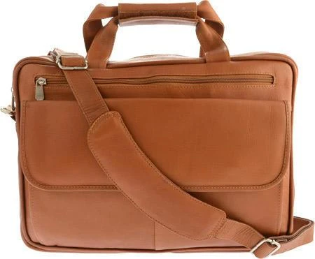 Piel Leather Slim Top-Zip Briefcase 1 Piel Leather Slim Top-Zip Briefcase