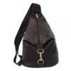 Piel Leather Three-Zip Hobo Sling