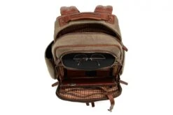 Korchmar Lux Mason Waxed Canvas And Leather Laptop Backpack -Eagle Creek || Tumi Sales korchmar lux mason waxed canvas and leather laptop backpack 4