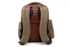 Korchmar Lux Mason Waxed Canvas And Leather Laptop Backpack -Eagle Creek || Tumi Sales korchmar lux mason waxed canvas and leather laptop backpack 5