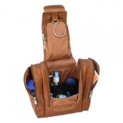 Piel Leather Hanging Travel Toiletry Kit -Eagle Creek || Tumi Sales piel leather hanging travel toiletry kit 4