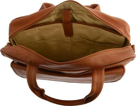 Piel Leather Slim Top-Zip Briefcase 2 Piel Leather Slim Top-Zip Briefcase - Image 2